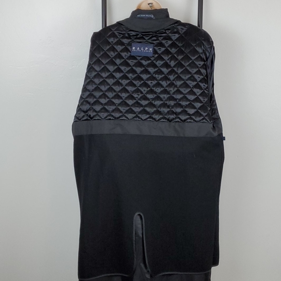 Ralph Lauren Rain Coat Removable Lining long men black size 42R - Picture 8 of 13